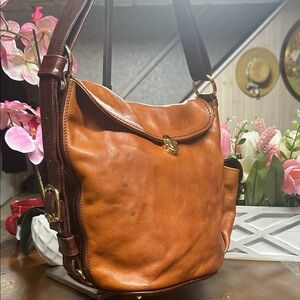 Marino Orlandi Leather Shoulder Bag